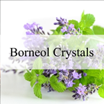 Borneol crystals